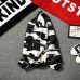 Mens Black White Baseball Jacket Fashion Casual Sport Slim Fit Spring Coat