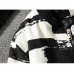 Mens Black White Baseball Jacket Fashion Casual Sport Slim Fit Spring Coat