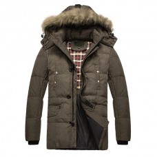 Winter Thick Warm Hooded Casual Insulated Down Jackets Puffer for Men