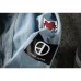 Mens Denim Coats Spring Autumn Casual Turn Down Collar Jacket