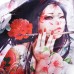 Retro Japanese Harajuku Cardigan Robe Flower Printing Lovers Sunscreen Coats