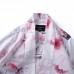 Retro Japanese Harajuku Cardigan Robe Flower Printing Lovers Sunscreen Coats