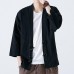 INCERUN Mens Loose Cotton Vintage Horn Buckle Three Quarter Sleeve Coats Tops