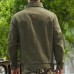 Mens Military Style Casual Cotton Cargo Jacket