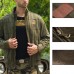 Mens Military Style Casual Cotton Cargo Jacket