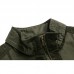 Mens Military Style Casual Cotton Cargo Jacket