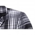 Mens Plaid Fashionable Suit Jacket Blazers