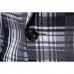 Mens Plaid Fashionable Suit Jacket Blazers
