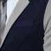 Mens Casual Suits Slim Fit Stitching Two Button Business Suits