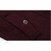 Men's Thick Wool Detachable Scarf Trench Coat Casual Business Pea Coat Top Coats