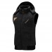 Men Zipper Solid Color Hooded Vest