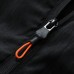 Men Zipper Solid Color Hooded Vest