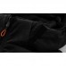 Men Zipper Solid Color Hooded Vest