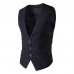 Mens Three Buttons Business Slim Fit Solid Color Casual Vest Mens Three Buttons Business Slim Fit Solid Color Casual Vest