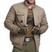 Mens Outdoor Winter Thick Warm Cotton Down Padded Military Casual Jacket