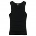 Men Summer Outdoors Sleeveless Solid Color O-neck Leisure Cotton Slim Vest Tops