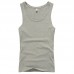 Men Summer Outdoors Sleeveless Solid Color O-neck Leisure Cotton Slim Vest Tops