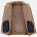 Mens Thick Winter Fashion Coat Stand Collar Shearling Jacket