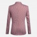 Mens Fashion Slim Stripe Suit Jacket Blazers