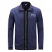 Turn-down Collar Zipper Cotton Casual Jacket for Men