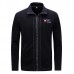 Turn-down Collar Zipper Cotton Casual Jacket for Men