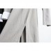 Mens Chinese Style Loose Comfy Tang Suit Stand Collar Long Retro Casual Coats