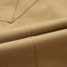 Winter Mens Mid Long Cotton Stylish Jacket Plus Velvet Thick Solid Color Single Breasted Coat