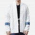 Vintage Ethnic Chinese style Linen Coats Loose Cardigans for Men
