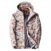 Mens Camo Printing Windproof Breathable Casual Hooded Outdoor Sports Jacket