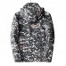 Mens Camo Printing Windproof Breathable Casual Hooded Outdoor Sports Jacket