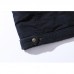 Mens Turn Down Collar Thick Fleece Warm Winter Jacket Casual Coats