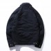 Mens Turn Down Collar Thick Fleece Warm Winter Jacket Casual Coats