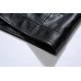 Mens PU Faux Leather Motorcycle Biker Jacket