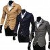 Men's Spring New Single Breasted Casual Knitted Suits