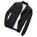 Mens Fall Casual Fashion Slim Varsity Jacket