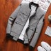 Mens Fall Casual Fashion Slim Varsity Jacket