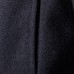 Large Lapel Design Fashion Long Style Men's Trench Coat Pure Color Long Sleeve Casual Jacket