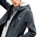 Soft Shell Waterproof Windproof Fleece Liner Hooded Casual Sports Outdoor Jacket for Men