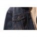 Mens Winter Fleece Liner Thick Warm Denim Jacket