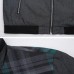 Mens Stand Collar Splicing Business Casual Jacket