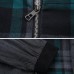 Mens Stand Collar Splicing Business Casual Jacket