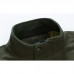 Military Style Embroidery Fleece Warm Mens Casual Fall Winter Jacket