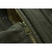 Military Style Embroidery Fleece Warm Mens Casual Fall Winter Jacket