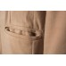 Mens Winter Khaki Mid Long Woolen Overcoat Trench Coat