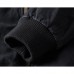 Mens Thick Warm Winter Hooded Casual Jacket Solid Color Faux Fur Collar Coat