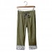 Men's Casual Porcelain Flounced Leg Opening Cropped Pants Chinese Style Cotton Linen Slacks Pants Men's Casual Porcelain Flounced Leg Opening Cropped Pants Chinese Style Cotton Linen Slacks Pants