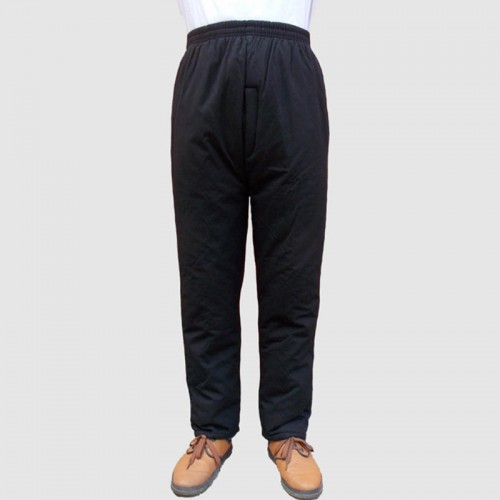 Mens Casual Thickened Warm Cotton Winter Zipper Fly Solid Color High Rise Pants Mens Casual Thickened Warm Cotton Winter Zipper Fly Solid Color High Rise Pants