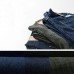 Men Straight-leg Dual Pockets High Waisted Pants