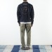 Mens 100% Cotton Solid Color Loose Comfy Straight Casual Pants