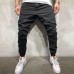 Mens Casual Multi Pockets Drawstring Elastic Waist Cargo Pants Mens Casual Multi Pockets Drawstring Elastic Waist Cargo Pants